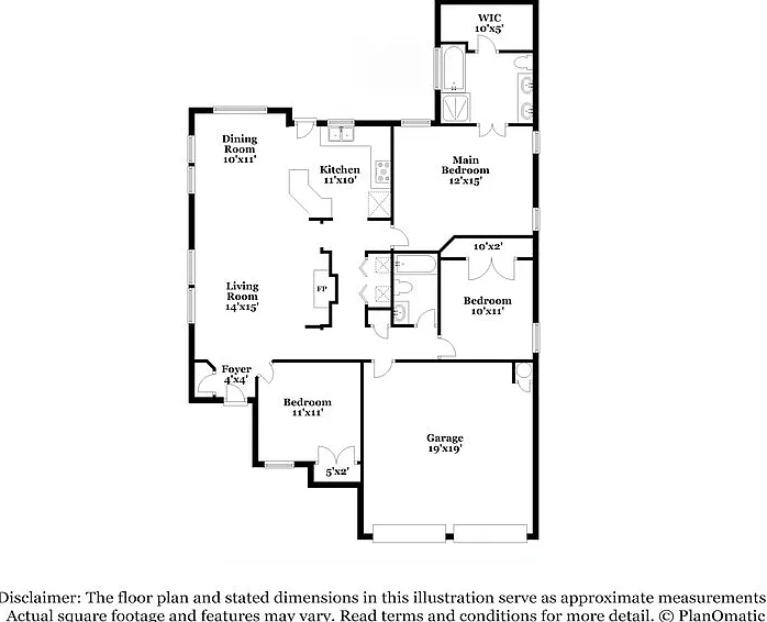 3 bed, 2.0 bath, 1403 sqft, $2,140 — Photo 2