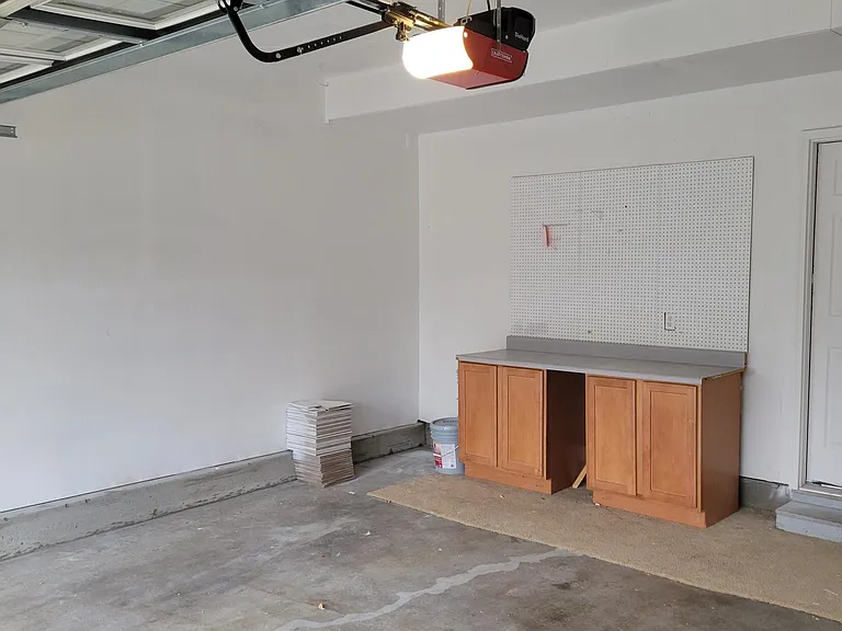 Large 2 Car Garage with work bench