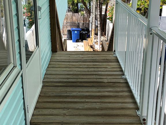 Entry door after stairway