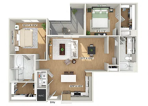 Floor plan B3
