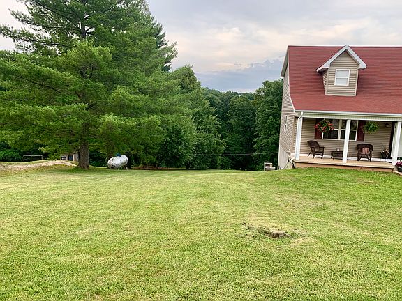 Left front and side yard.