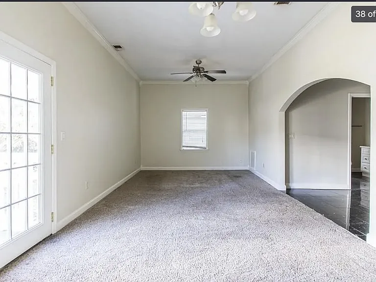 Master Bedroom w. French Door to BackYard Patio