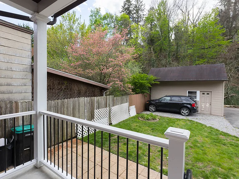 backyard with off street parking