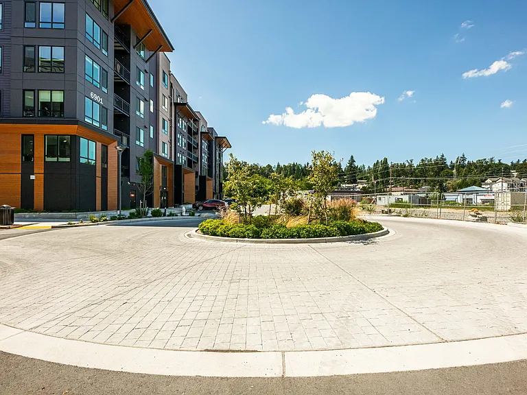 Round About between Building 1 and Building 2