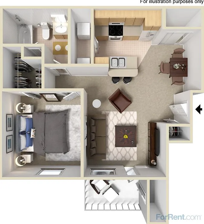 1 bed, 660 sqft, $1,500 — Photo 2