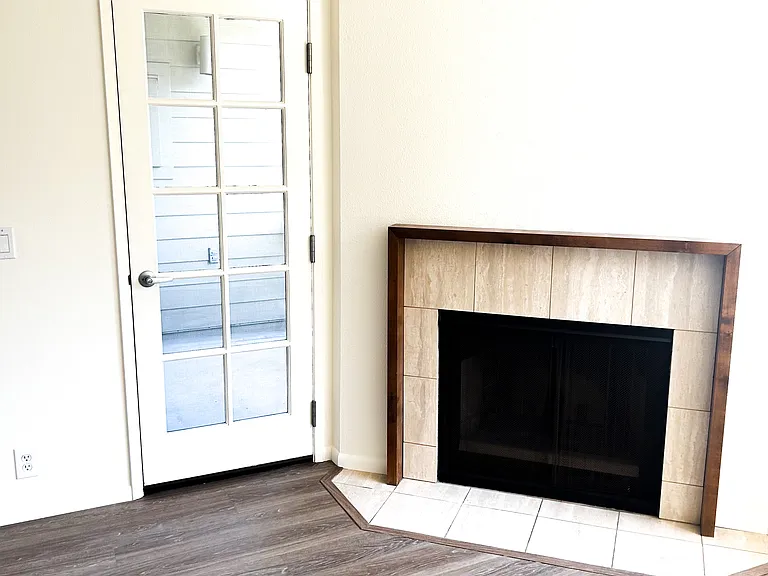 Main living area into balcony