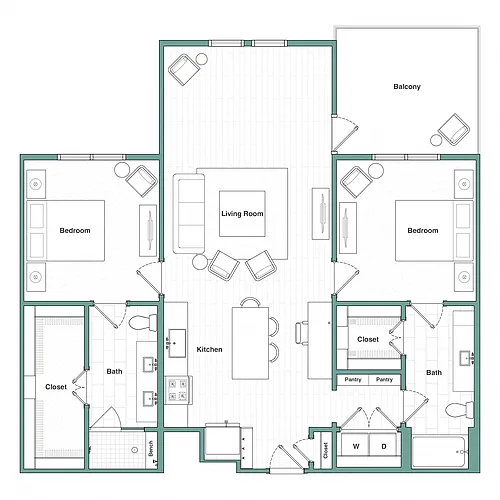 Floor plan B25