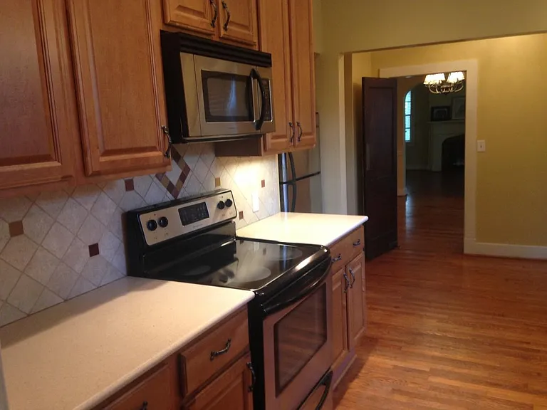 Kitchen door to Dining