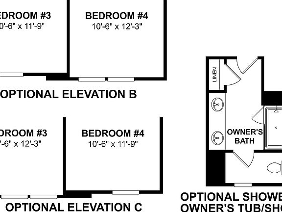 Radford Second Floor Options