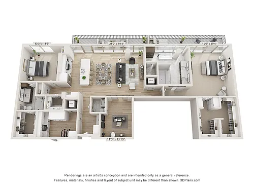 Floor plan The Montage