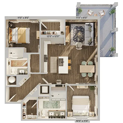 Floor plan B32