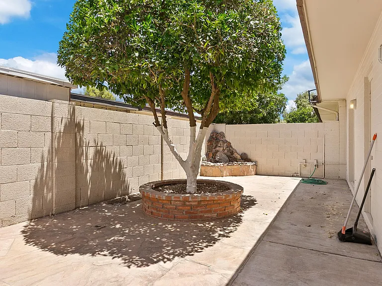 Back patio