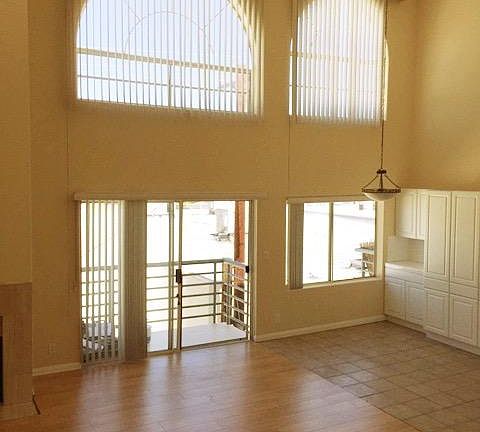 20 Foot Ceilings in Living Room