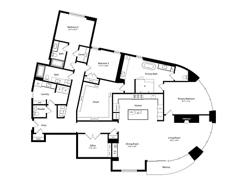 Floor plan PH10