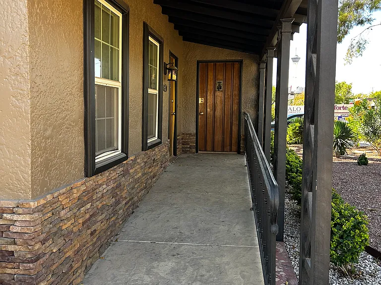 ramp to front door- 2 entrances