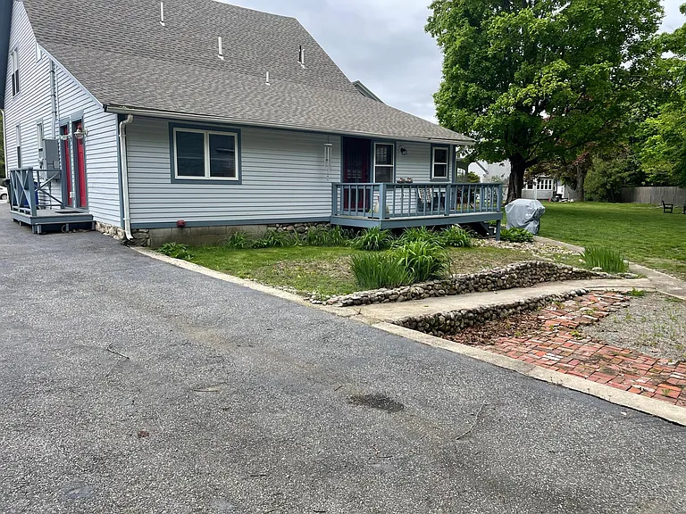 View of apartment from driveway