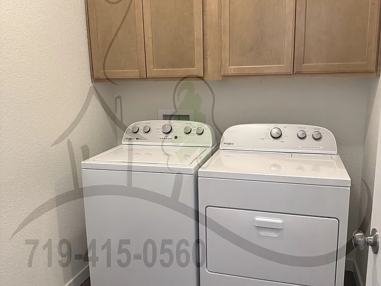 Washer and Dryer Laundry Room