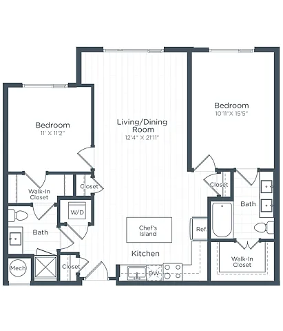 Floor plan B3B