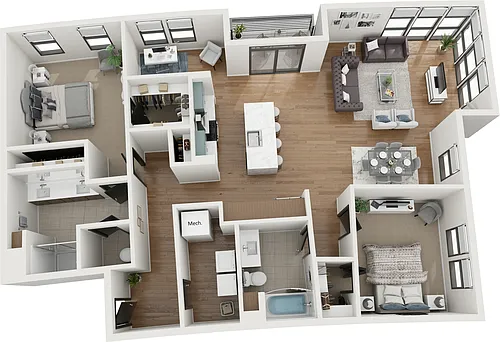 Floor plan B17
