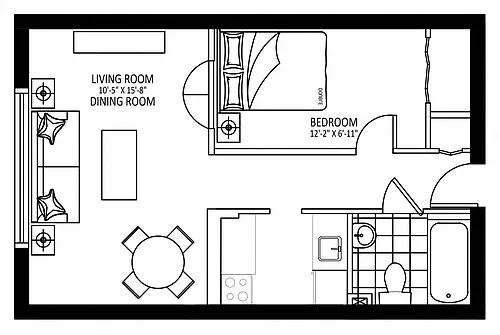 Floor plan 218 Maclaren St - Plan B