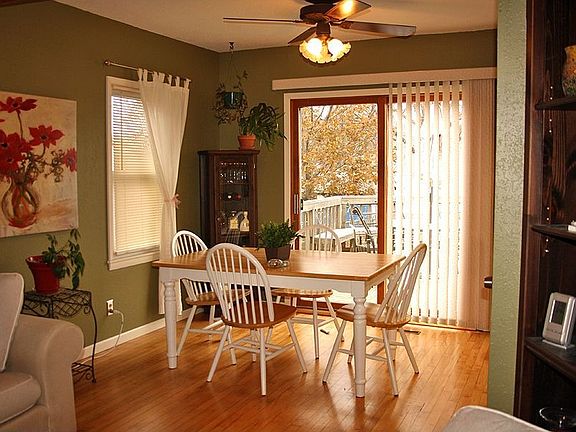 Informal dining area walks out to the large deck-Great space for entertaining