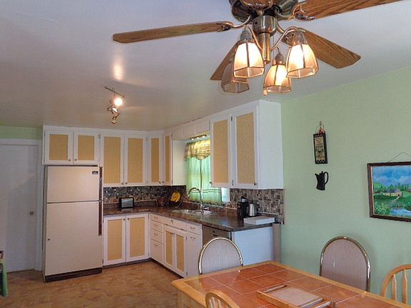 All of the appliances are included. New vinyl flooring.