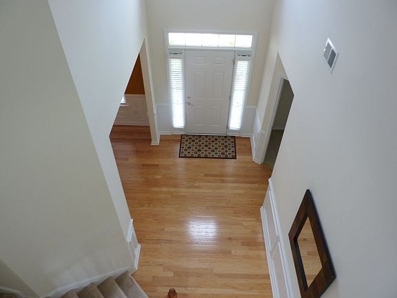 View looking down to Two Story Foyer