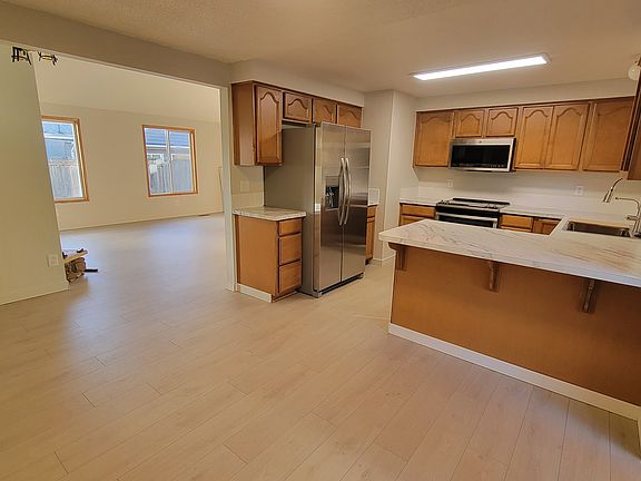 Dining room and kitchen