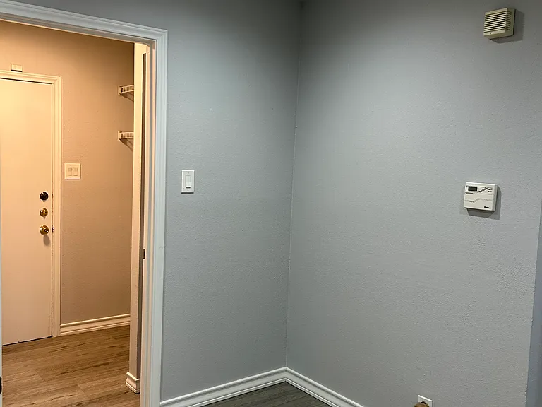 Breakfast room going into laundry.