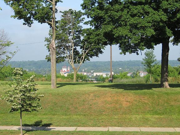 View of park from front porch