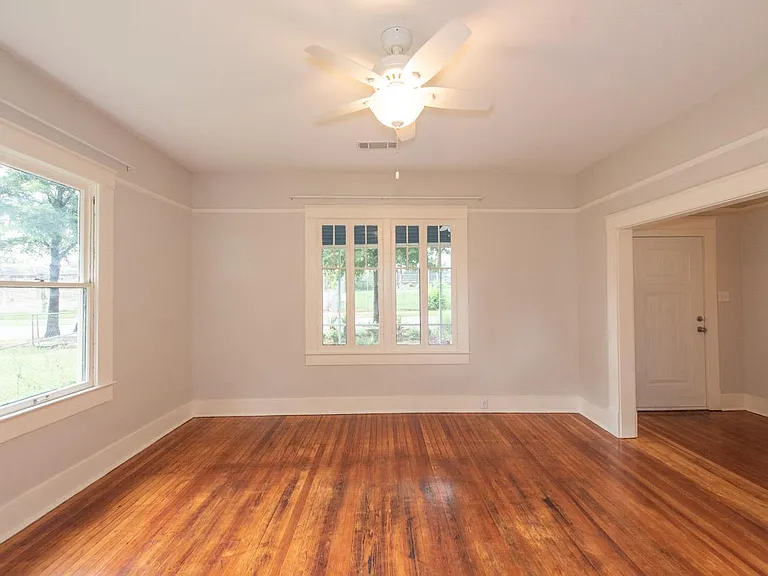 Living room and hallway looking due north