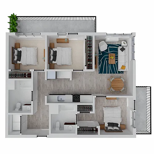 Floor plan C