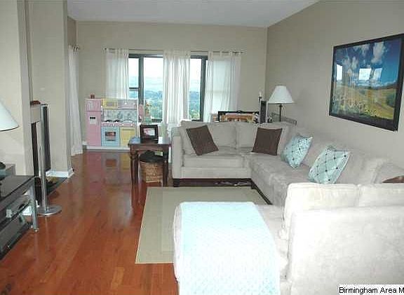 Formal dining area with hardwoods