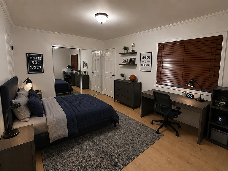 Bedroom 2 - Virtually staged