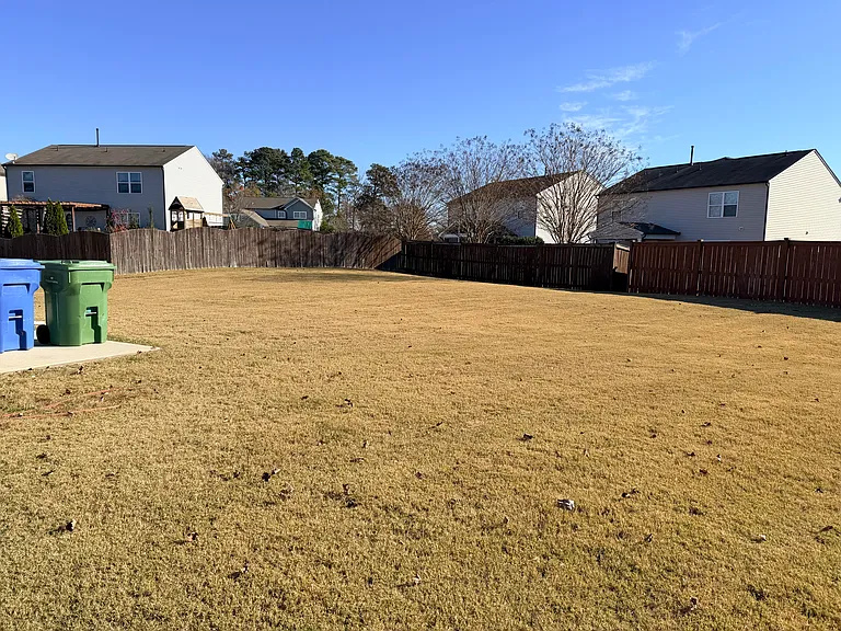 Large Back yard
