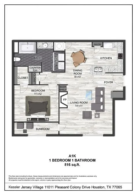 Floor plan A1K