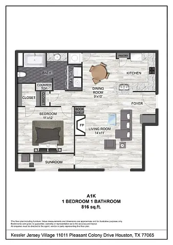 Floor plan A1K