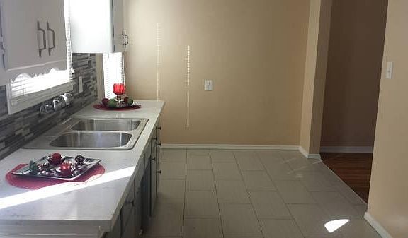 New Quartz countertops plus breakfast nook