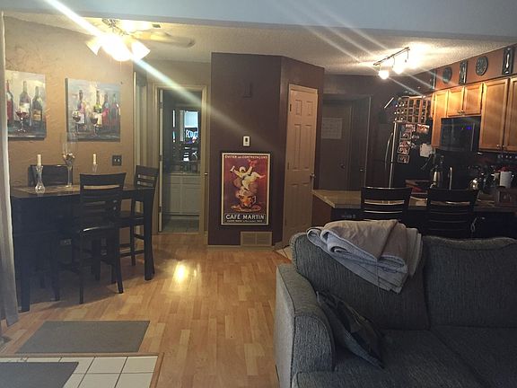 Open concept kitchen, dining room, and living room