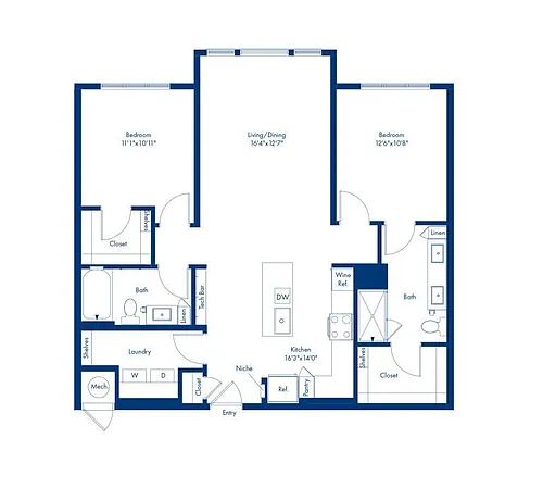 Floor plan B11
