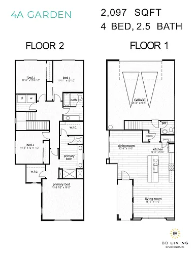 Floor plan 4A Garden