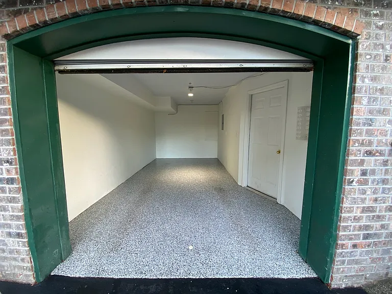 Epoxy-finished garage.
