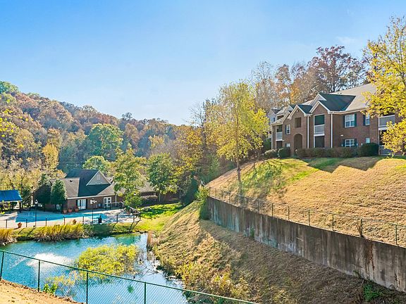 Your porch overlooks the pond and the pool - very peaceful views!
