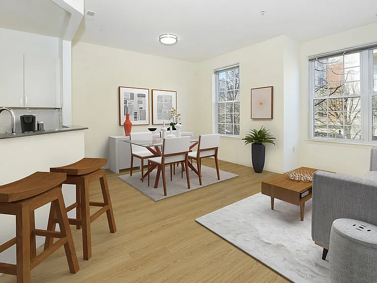 Living Room with Hard Surface Flooring