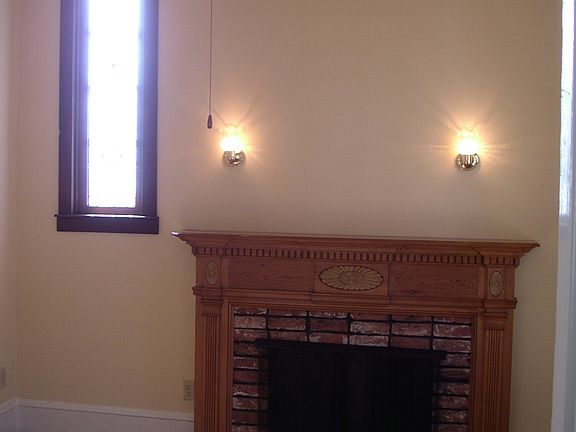 Faux Fireplace in Parlor