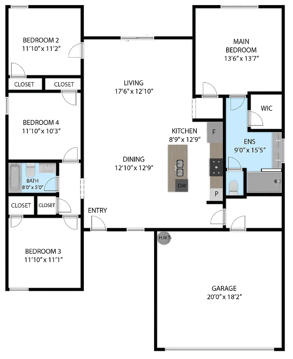 Floor plan 1670 Model