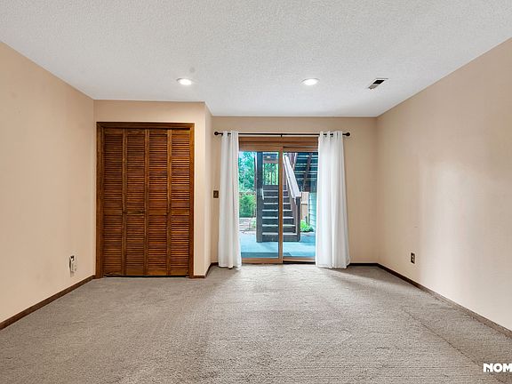 View of living room straight from the kitchen.