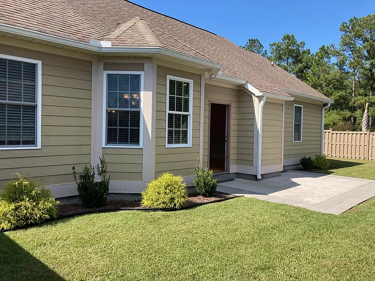Rear patio
