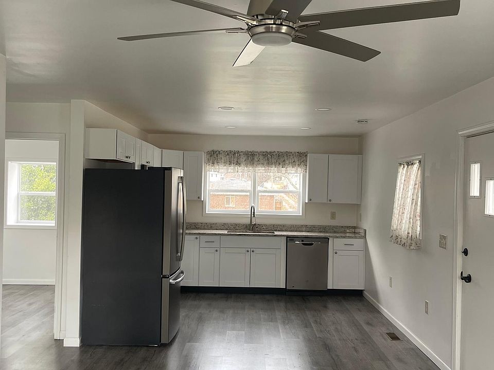 Remodeled nice open kitchen to the living area.