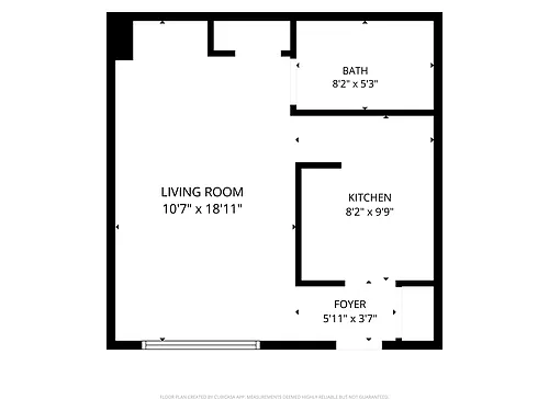 Floor plan Studio